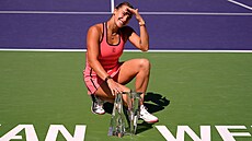 Aryna Sabalenková, vít�zka turnaje v Indian Wells
