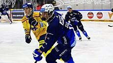 Tomá� Seli� v prvním utkání p�edkola play off proti �eským Bud�jovicím.