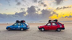 �ekaní v kolon� p�ed Oresundským mostem