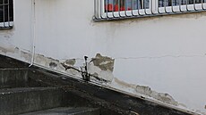 Stav m�stského stadionu v Srbské ulici v Brn� v b�eznu 2026