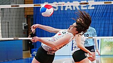 Volejbalistky KP Brno se t�ily na sérii s m�stským rivalem a favoritem sout�e...