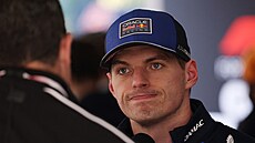 Max Verstappen po sprintu, ve kterém nedosáhl na �ádné body.