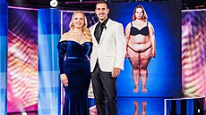 Marcela Krej�í a Martin Ko��ál na záv�re�ném gala ve�eru