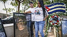 Rodiny kubánských emigrant� zabitých p�i p�est�elce s kubánskou pob�e�ní...