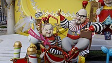 V b�eznu se ve �pan�lské Valencii koná slavnost Fallas, kde hlavní atrakcí jsou...