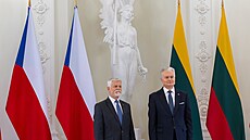 Prezident �eské republiky Petr Pavel se setkal se svým litevským prot�j�kem -...