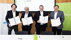 Zástupci Mendelovy univerzity a obchodního �et�ce Albert podepsaly v Brn� 19....