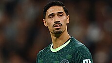 Na�tvaný Tijjani Reijnders (Manchester City) v osmifinálovém zápase s Realem...
