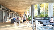 Vizualizace usedlosti Cibulka v pra�ských Ko�í�ích. V dubnu 2021 areál koupila...