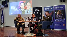 Ná�elník generálního �tábu Karel �ehka a jeho prot�j�ek n�mecký generální...