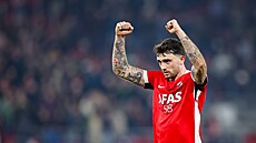 Irský úto�ník Troy Parrott v barvách nizozemského Alkmaaru.