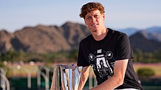 Jannik Sinner s trofejí pro �ampiona Indian Wells