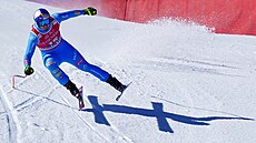 Dominik Paris b�hem sjezdu v Courchevelu