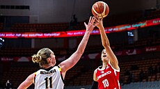 �eská basketbalistka Eli�ka Hamzová zakon�uje v kvalifikaci MS, zastavit se ji...