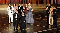 David Borenstein, Pavel Talankin, Helle Faberová a Al�b�ta Karásková p�ebírají...