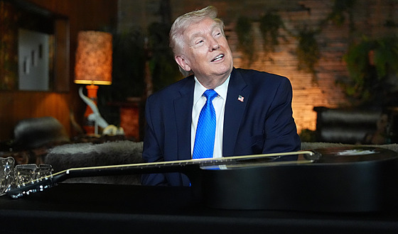 Americký prezident Donald Trump na náv�t�v� Gracelandu, rezidence Elvise...