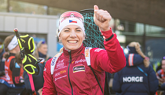 Lucie Charvátová po osmé p�í�ce ve stíha�ce v Oslu.