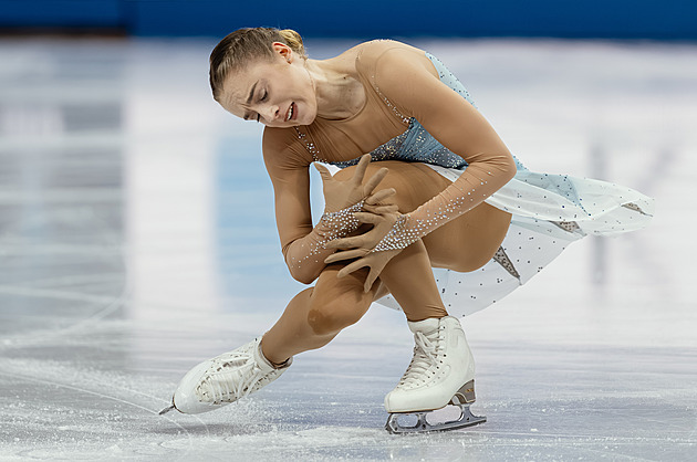 Nůž se zastavil a Vránková improvizovala. Trojitý lutz? Bude to překvapení, smála se