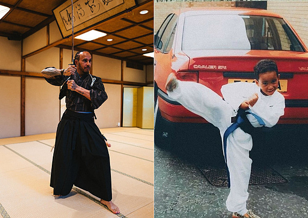 Hamilton trénoval se samurajem z Kill Billu a vzpomínal na dětství i šikanu Hamilton trénoval se samurajem z Kill Billu a vzpomínal na dětství i šikanu