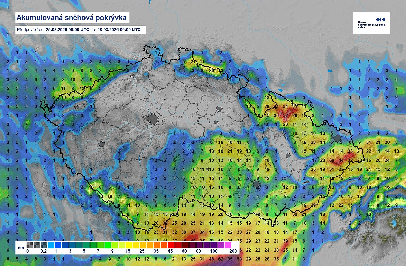 Ochlazení je tu, sníh zasype části Česka. Meteorologové předpovídají až 30 cm