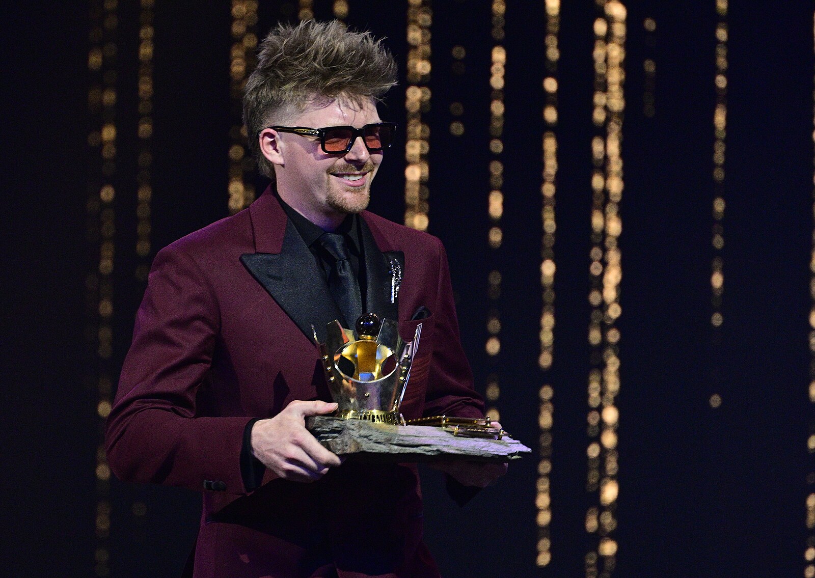 Fotbalistou roku 2025 se stal Šulc. Na pódiu poděkoval i Frantovi, své kočce