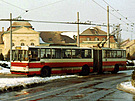 Kloubový trolejbus �koda-Sanos S 200, Bratislava, 1993