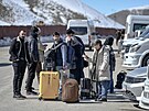 Írán�tí uprchlíci p�e�li turecký hrani�ní p�echod Kapiköy. (3. b�ezna 2026)