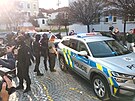 Soud rozhoduje o vazb� podez�elých ze �há�ského útoku v Pardubicích. (24....