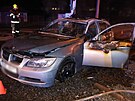 Opilá �idi�ka vjela do tramvajových a �elezni�ních kolejí a zp�sobené po�kození...