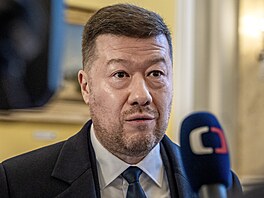 Vládní koalice ANO, SPD a Motoristé sob� podle p�edsedy Sn�movny Tomia Okamury...