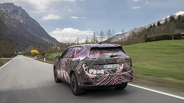 Maskovan� prototyp elektrick� �kody Peaq