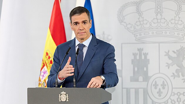 �pan�lsk� premi�r Pedro S�nchez (20. b�ezna 2026)