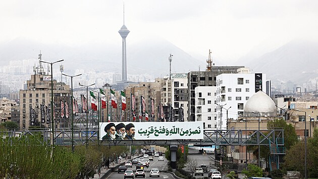 Pohled na �r�nskou metropoli Teher�n (28. b�ezna 2026)