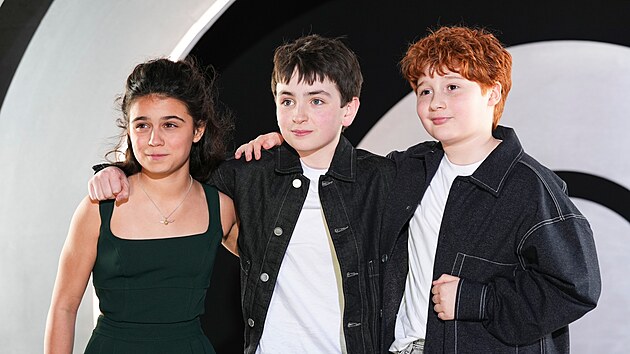Arabella Stantonov�, Dominic McLaughlin a Alastair Stout v Lond�n� na HBO Max Launch Party (25. b�ezna 2026)