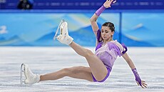 Kamila Valijevová b�hem olympijských her v Pekingu