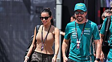 Fernando Alonso a jeho partnerka Melissa Jiménezová