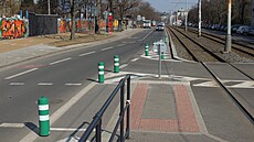 Dvorecký most, práce na most� a v okolí (stav 19. b�ezna 2026)