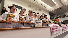 Titul Zlatý Ámos pro nejoblíben�j�ího u�itele dnes získala Adéla Langerová ze...