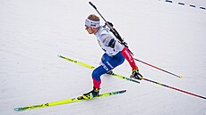 Vít�zslav Hornig na trati závodu s hromadným startem v Oslu