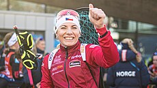 Lucie Charvátová po osmé p�í�ce ve stíha�ce v Oslu.