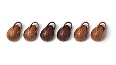 Men�í verze �okoládových kabelek ve tvaru vejce od zna�ky Louis Vuitton z...