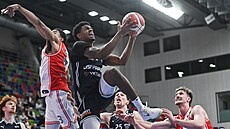 Momentka z utkání Slavia Praha - USK Praha.