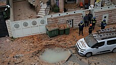 Následky íránského útoku na izraelské m�sto Kafr Kásim (26. b�ezna 2026)