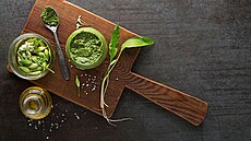 Medv�dí �esnek se výborn� hodí nap�íklad na pomazánku.