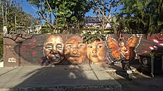 Ú�asné muraly nás provázely po celé cest� Yucatánem. 