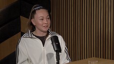 Alena P��ková, fotbalistka Sparty, v podcastu FotbalOna.