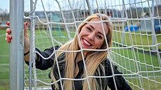 Fotbal hrají v�echny �ty�i její d�ti (27. b�ezna 2026).