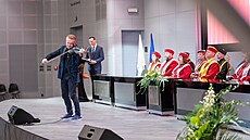 Univerzita Tomá�e Bati ve Zlín� si p�ipomn�la výro�í 25 let na slavnostním...