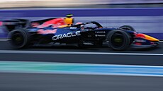 Isack Hadjar z Red Bull b�hem tréninku v Japonsku