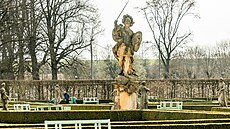 Sochu Velkého k�es�anského bojovníka na Kuksu �eká na ja�e 2026 restaurování.